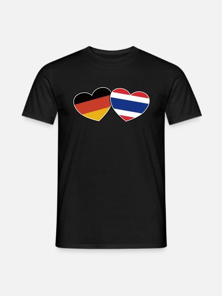German Thai Friendship -- Gift - Men's T-Shirt - black
