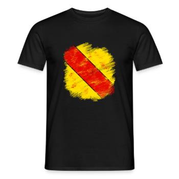 Baden - Männer T-Shirt - Schwarz - Vorne - AI Model Male 178 light (178cm)