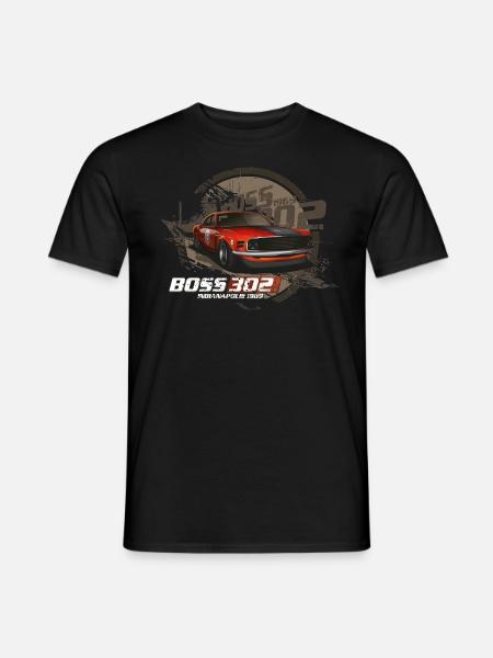 Boss 302 - Heren T-shirt - zwart