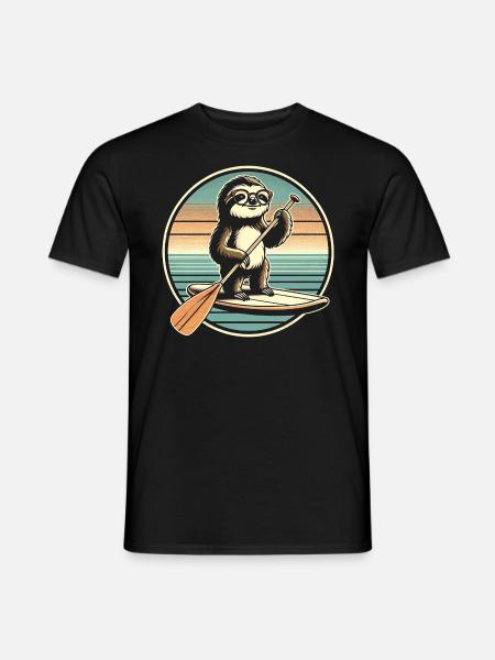 Sloth SUP - Men's T-Shirt - black