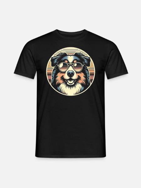 Australian Shepherd - Men's T-Shirt - black