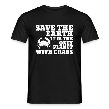 Idée de cadeau pour animaux de mer - T-shirt homme - noir - Devant - AI Model Male 178 light (178cm)