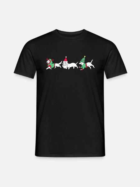 woofy Weihnachten - Männer T-Shirt - Schwarz