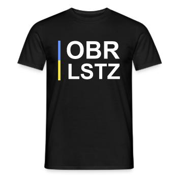 Oberlausitz - Männer T-Shirt - Schwarz - Vorne - AI Model Male 178 light (178cm)