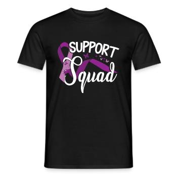 Epilepsy Support - Men's T-Shirt - black - Front - AI Model Male 178 light (178cm)
