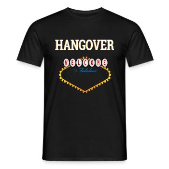 Hangover Deine Stadt - Männer T-Shirt - Schwarz - Vorne - AI Model Male 178 light (178cm)