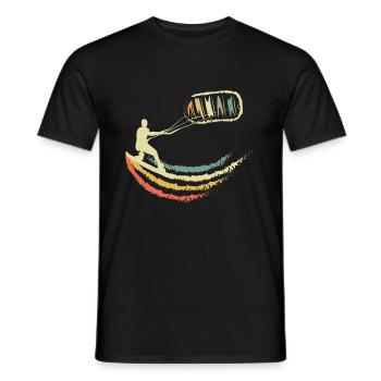 kitesurfing - T-shirt homme - noir - Devant - AI Model Male 178 light (178cm)