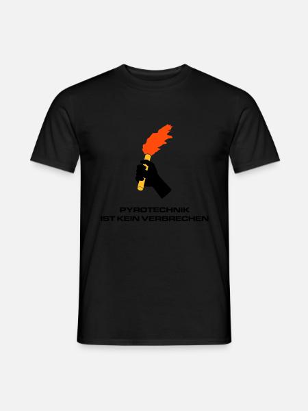 Pyrotechnik - Männer T-Shirt - Schwarz