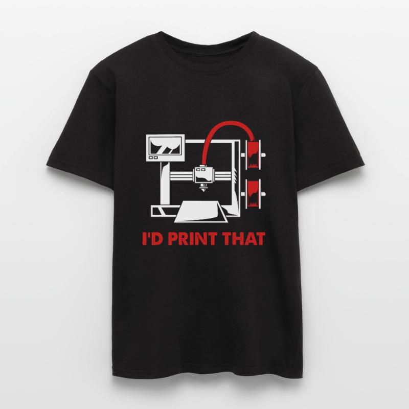 Impression 3D Impression Prototype T-shirt homme