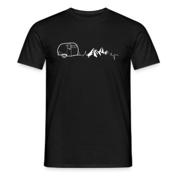 Recreational vehicle - Men's T-Shirt - black - Front - AI Model Male 178 light (178cm)