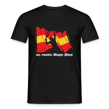 Hombre Tenista Tenis Divertido - T-shirt homme - noir - Devant - AI Model Male 178 light (178cm)