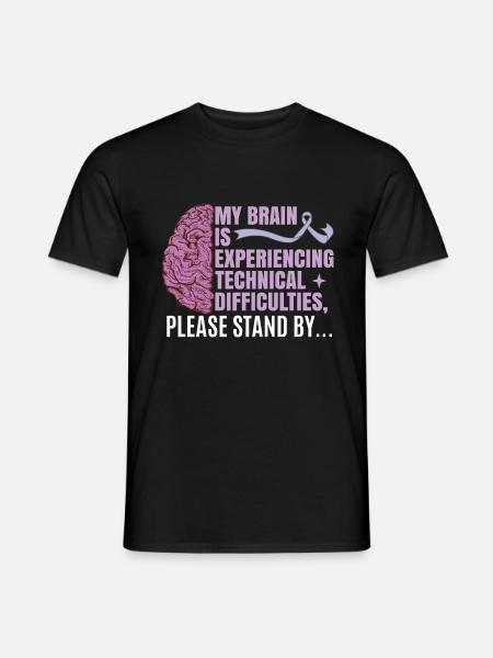 Epilepsy Quote - Men's T-Shirt - black