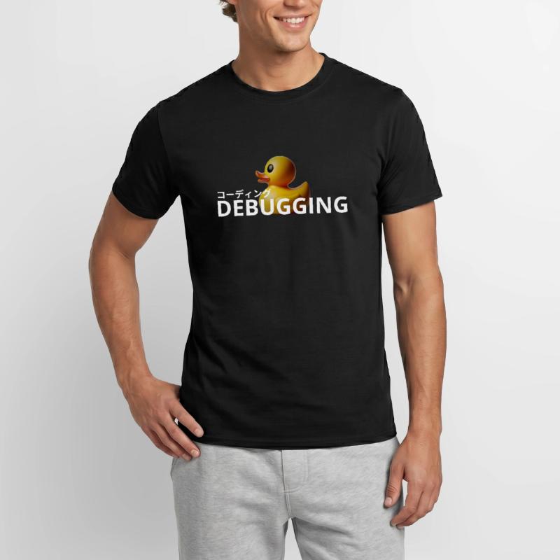LUZILLION CODER COUTURE, DÉBOGAGE DE RUBBER DUCK T-shirt homme