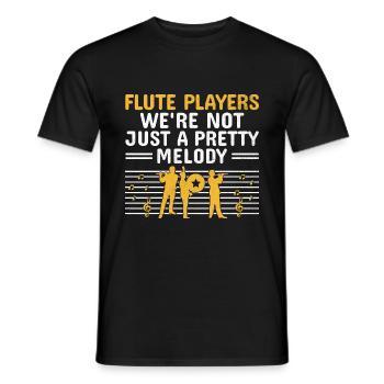Marching Band Sayings Funny Marching Instruments - Men's T-Shirt - black - Front - AI Model Male 178 light (178cm)