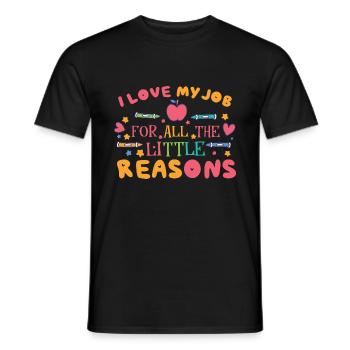 Maternelle - T-shirt homme - noir - Devant - AI Model Male 178 light (178cm)