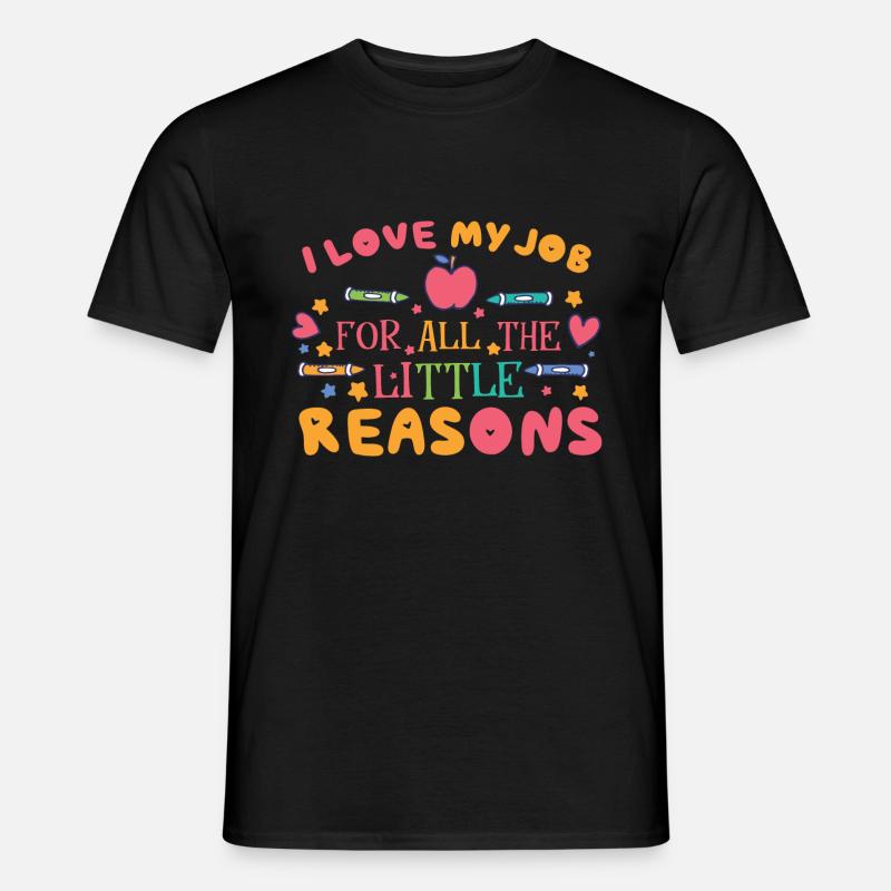 Kindergärtner - Männer T-Shirt - Schwarz