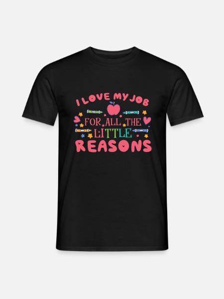 Women Teaching Kindergarten - Men's T-Shirt - black