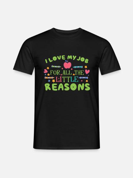 Professeur Montessori - T-shirt homme - noir