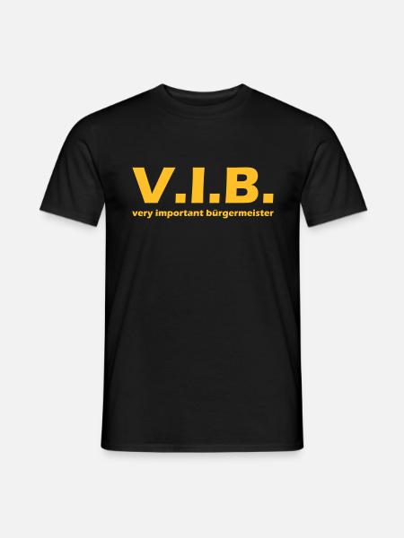 Bürgermeister - Männer T-Shirt - Schwarz