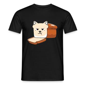 Halloween Katze Hexe - Männer T-Shirt - Schwarz - Vorne - AI Model Male 178 light (178cm)