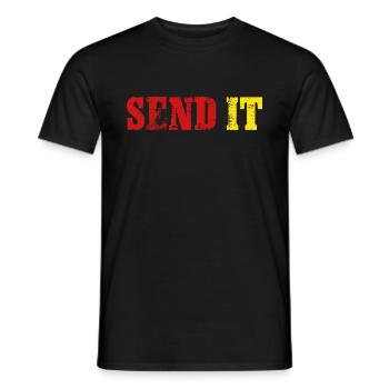 ENVOIE-LE - T-shirt homme - noir - Devant - AI Model Male 178 light (178cm)