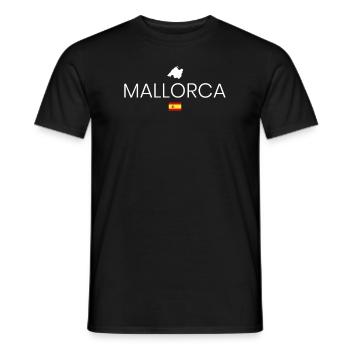Mallorca Urlaub - Männer T-Shirt - Schwarz - Vorne - AI Model Male 178 light (178cm)