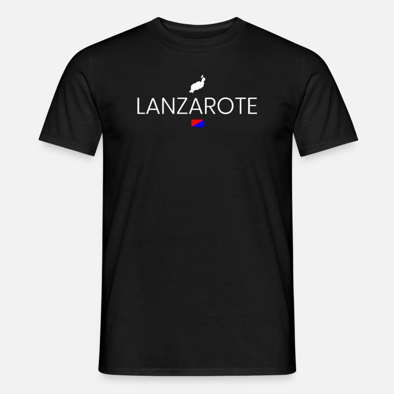 Lanzarote - Männer T-Shirt - Schwarz