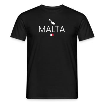 Malta Holidays - Men's T-Shirt - black - Front - AI Model Male 178 light (178cm)