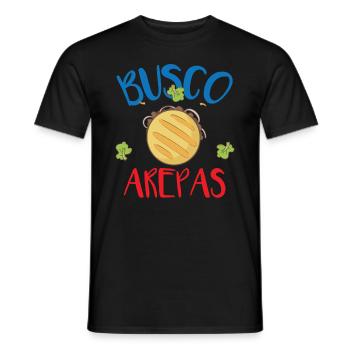 Je cherche Arpeas Colombie Venezuela - T-shirt homme - noir - Devant - AI Model Male 178 light (178cm)