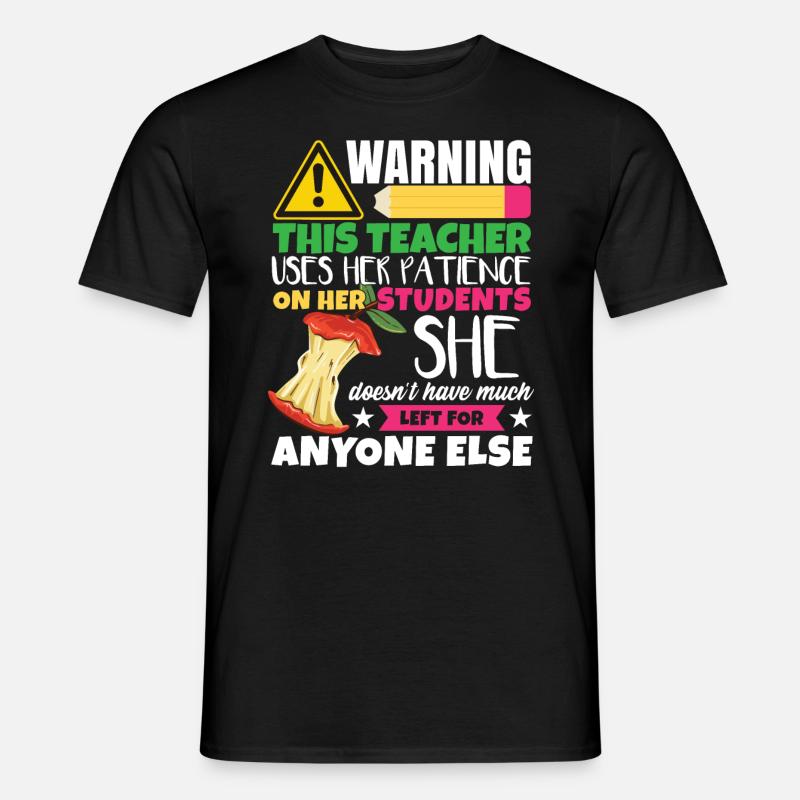Drôle de professeur de sarcasme - T-shirt homme - noir