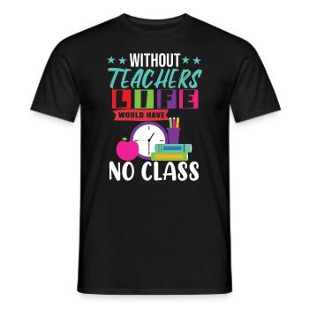 Teaching Class - Men's T-Shirt - black - Front - AI Model Male 178 light (178cm)