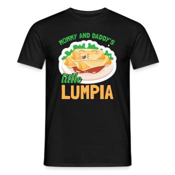 Little Lumpia Philippines - T-shirt homme - noir - Devant - AI Model Male 178 light (178cm)
