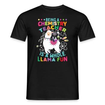 Être un professeur de chimie est un lam amusant - T-shirt homme - noir - Devant - AI Model Male 178 light (178cm)