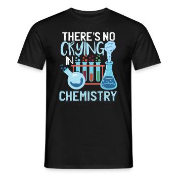 Funny Chemistry Teacher - Men's T-Shirt - black - Front - AI Model Male 178 light (178cm)