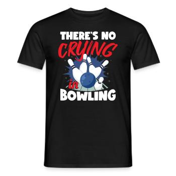 Il n’y a pas de pleurs au bowling - T-shirt homme - noir - Devant - AI Model Male 178 light (178cm)
