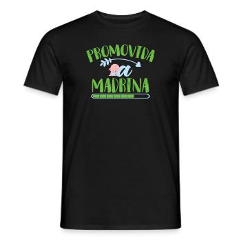 Promovida A Madrina Bautizo Ahijada - Camiseta hombre - negro - delante - AI Model Male 178 light (178cm)