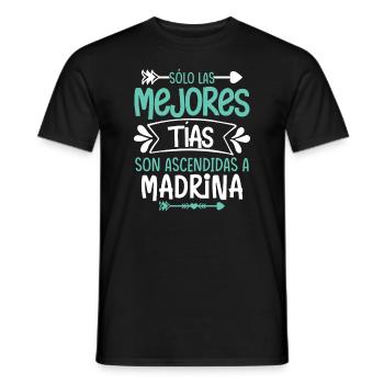 Bautizo Tía Madrina - Camiseta hombre - negro - delante - AI Model Male 178 light (178cm)