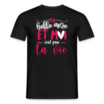 Belle Maman Belle-Fille - T-shirt homme - noir - Devant - AI Model Male 178 light (178cm)