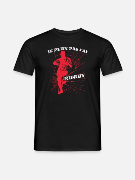 Rugby - T-shirt homme - noir