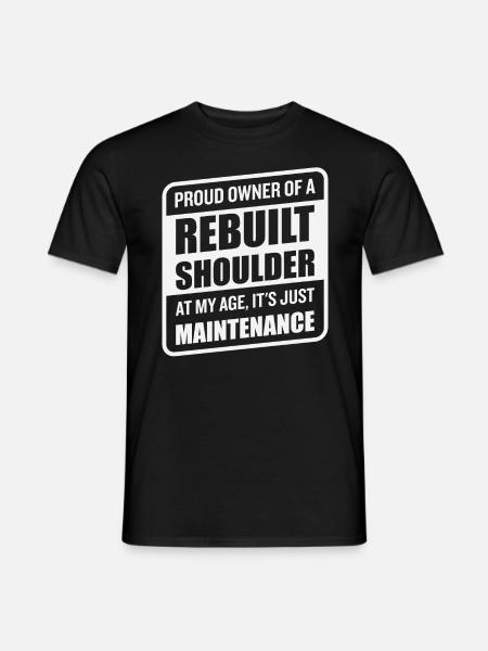 Funny Shoulder Replacement Recovery - Men's T-Shirt - black