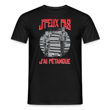 Ich habe Petanque - Männer T-Shirt - Schwarz - Vorne - AI Model Male 178 light (178cm)