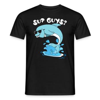 Dab Dauphin - T-shirt homme - noir - Devant - AI Model Male 178 light (178cm)
