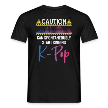 Kpop Lover Südkorea Popmusik - Männer T-Shirt - Schwarz - Vorne - AI Model Male 178 light (178cm)