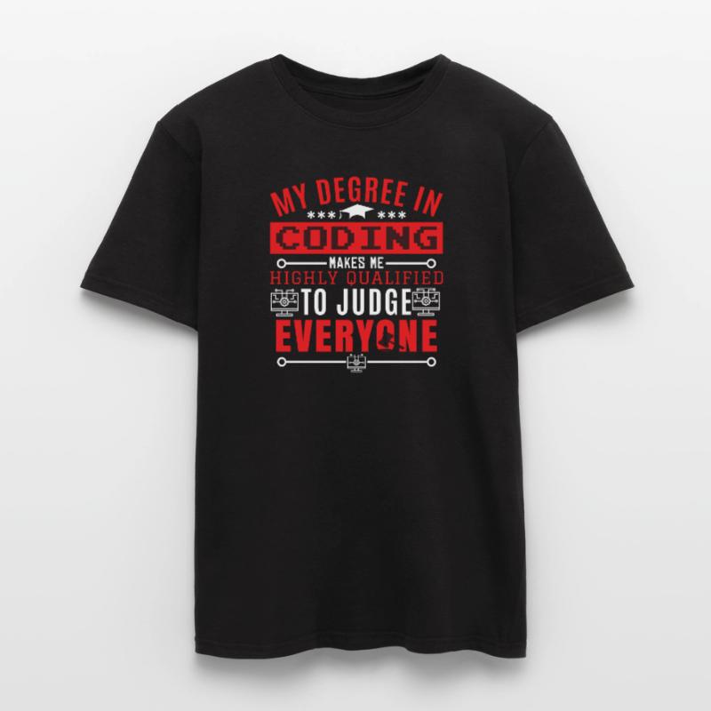 Coding Humor Coder Programmierer Männer T-Shirt