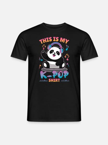 K-Pop Funny - Men's T-Shirt - black