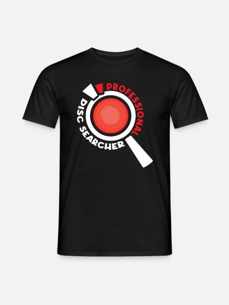 Professional Disc Searcher - Men's T-Shirt - black