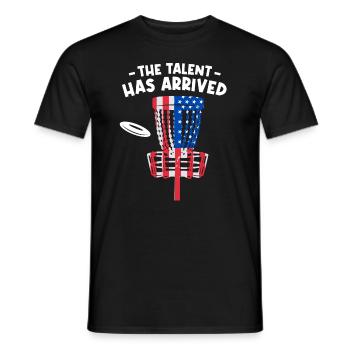 The Talent Has Arrived - Men's T-Shirt - black - Front - AI Model Male 178 light (178cm)
