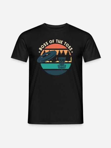 Lustiger Discgolf-Humor - Männer T-Shirt - Schwarz
