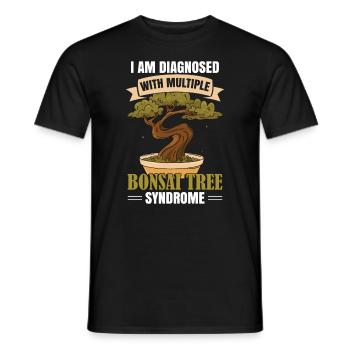 Bonsai - Männer T-Shirt - Schwarz - Vorne - AI Model Male 178 light (178cm)