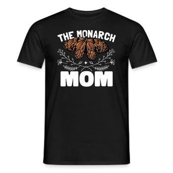 Monarchfalter Mama - Männer T-Shirt - Schwarz - Vorne - AI Model Male 178 light (178cm)